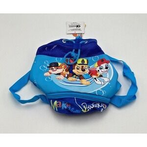 Paw Patrol Boy's Beach Drawstring Cinch Backpack Tote Bag. NEW